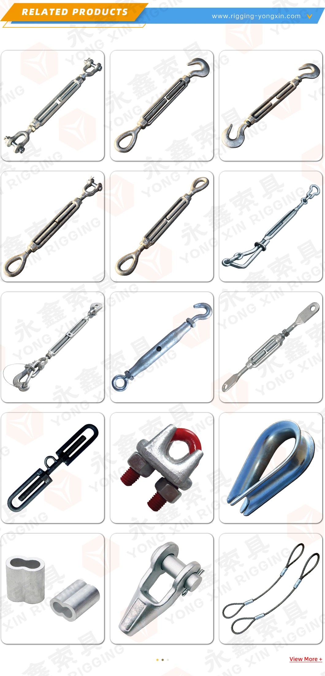 Customized Sun Awning Rope Endless Steel Wire Rope Stainless Steel Wire Rope Sling with Eye End